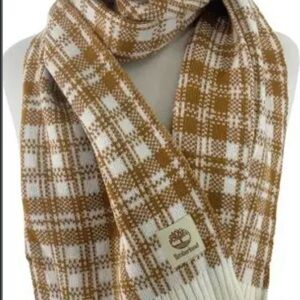 Timberland Plaid Knit Scarf